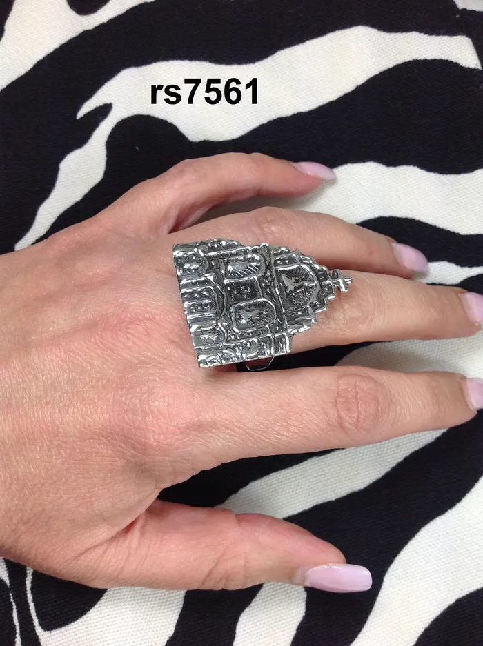 dian malouf jewelry made in the usa Rings rs7561 Large Sterling Silver Mission Ring dian malouf jewelry made in the usa Rings rs7561 Large Sterling Silver Mission Ring