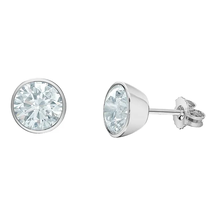 Earrings Diamond Evolution 14kt White Gold 304cttw LabCreated Diamond Stud Earrings Earrings Diamond Evolution 14kt White Gold 304cttw LabCreated Diamond Stud Earrings