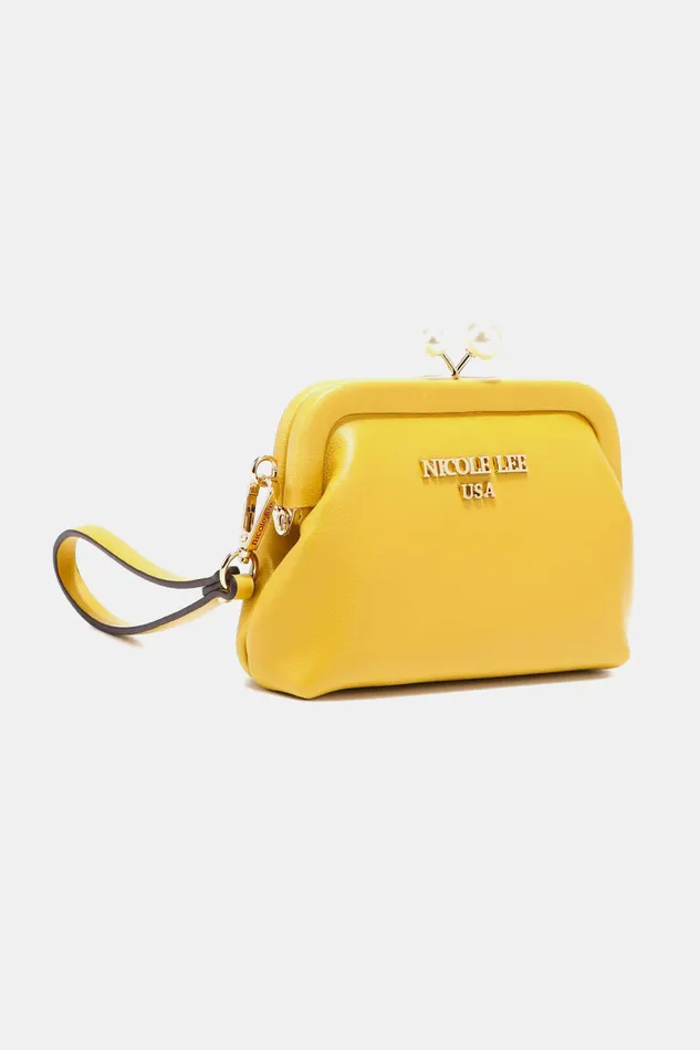 Earrings Nicole Lee USA Elise Pearl Coin Purse Trendsi