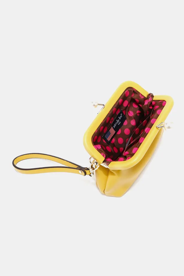 Earrings Nicole Lee USA Elise Pearl Coin Purse Trendsi
