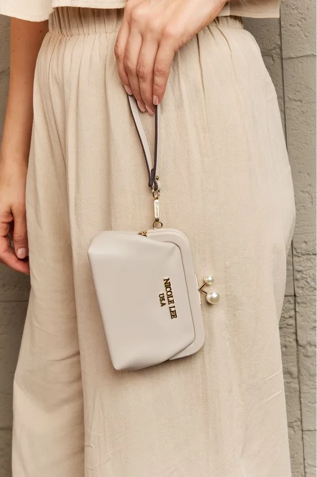 Earrings Nicole Lee USA Elise Pearl Coin Purse Trendsi
