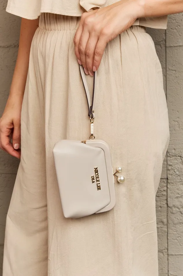 Earrings Nicole Lee USA Elise Pearl Coin Purse Trendsi
