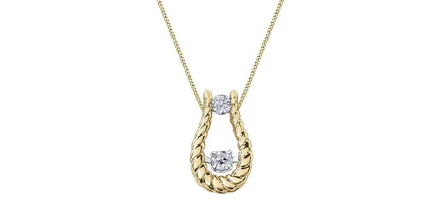 Independent Jewellers PreStyled Sets 10kt Yellow Gold Pulse Diamond Pendant Independent Jewellers PreStyled Sets 10kt Yellow Gold Pulse Diamond Pendant