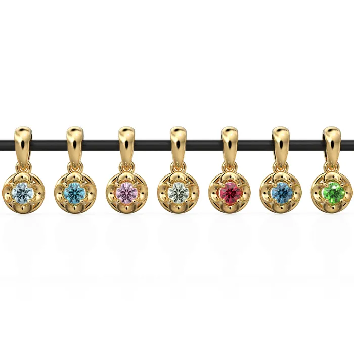 Jalvi Co Necklaces 35mm Round Diamond Charm Pendant 18k Solid Gold Pendant Round Diamond Prong Charm Pendant Garnet Peridot Amethyst Citrine Blue Topaz Jalvi Co Necklaces 35mm Round Diamond Charm Pendant 18k Solid Gold Pendant Round Diamond Prong Charm Pendant Garnet Peridot Amethyst Citrine Blue Topaz