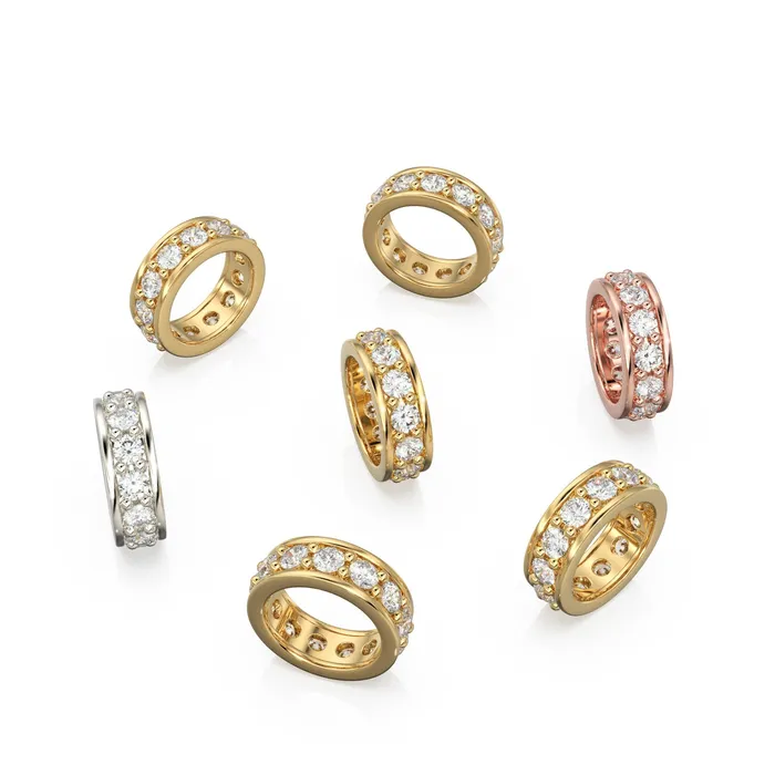 Jalvi Co PreStyled Sets Diamond 18K Solid Italian Gold Rondels Eternity Rondelle Solid Gold Roundel Spacer Finding Bead Diamond Spacer Gold Wheel Tyre Finding Jalvi Co PreStyled Sets Diamond 18K Solid Italian Gold Rondels Eternity Rondelle Solid Gold Roundel Spacer Finding Bead Diamond Spacer Gold Wheel Tyre Finding