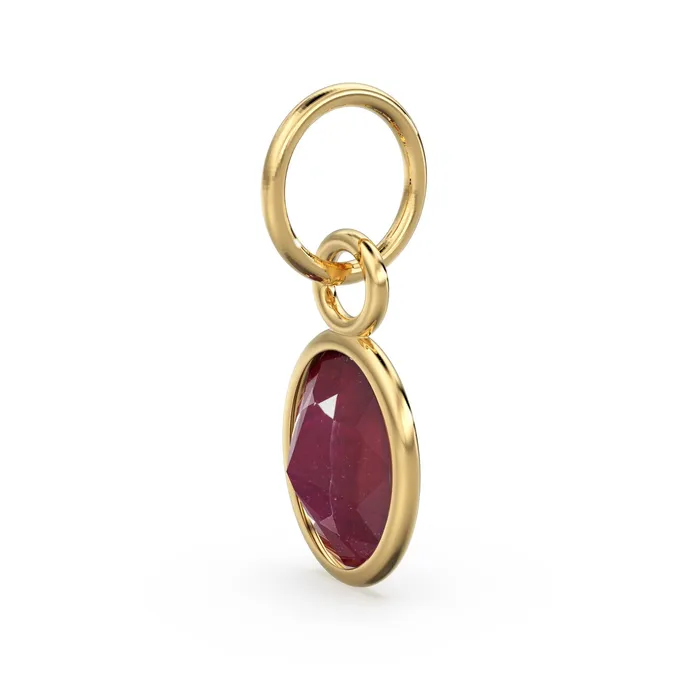 Jalvi Co Real Red Ruby Oval Solid Gold Charm Natural Hot Red Gemstone Handmade Gold Pendant 1pc 14k Yellow Gold Jewelry Making Findings PreStyled Sets Jalvi Co Real Red Ruby Oval Solid Gold Charm Natural Hot Red Gemstone Handmade Gold Pendant 1pc 14k Yellow Gold Jewelry Making Findings PreStyled Sets