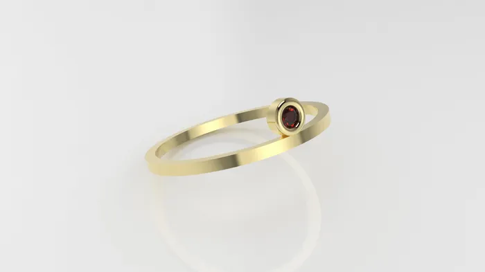 Jcm 21 jewelry Rings 14k Ruby Ring it is fine delicate comfortable for daily wear
