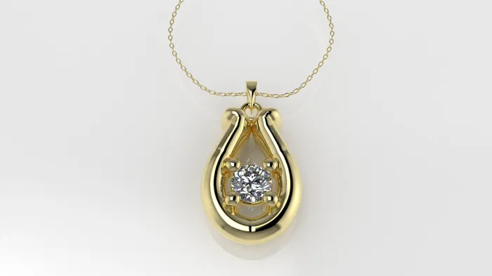 JCM DESIGN JEWELRY 14K Pendant with 1 DIAMOND 3mm includes 18 inch chain Necklaces JCM DESIGN JEWELRY 14K Pendant with 1 DIAMOND 3mm includes 18 inch chain Necklaces