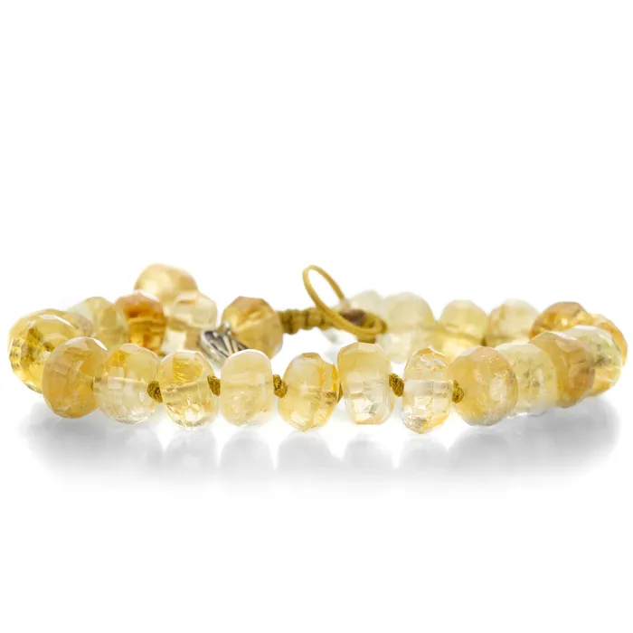 Joseph Brooks Bracelets 10mm Citrine Quartz Beaded Bracelet