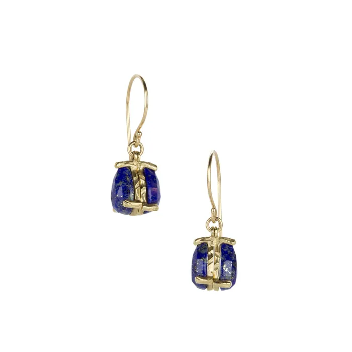 Lapis Twin Teardrop Earrings Jamie Joseph Earrings