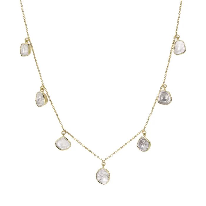 Medium Polki Diamond Garland Necklace Sophie Theakston Necklaces