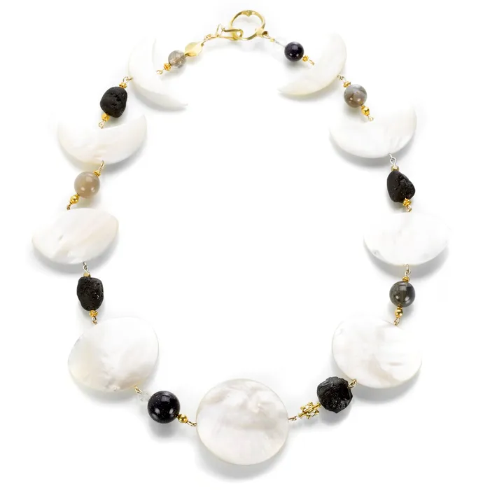 Necklaces Gabriella Kiss Phases of the Moon Necklace