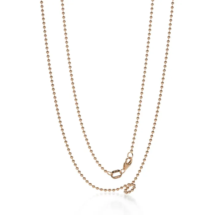Necklaces Julez Bryant Rose Gold 15mm Ball Chain 26