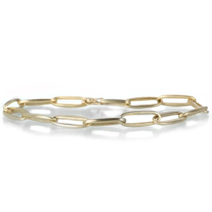 Nicole Landaw Bracelets Gold Chain Bracelet with Hook Clasp