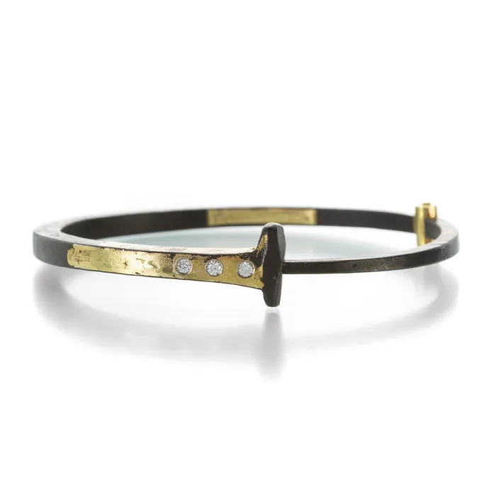 Pat Flynn Bracelets Splash 3 Diamond Nail Bracelet