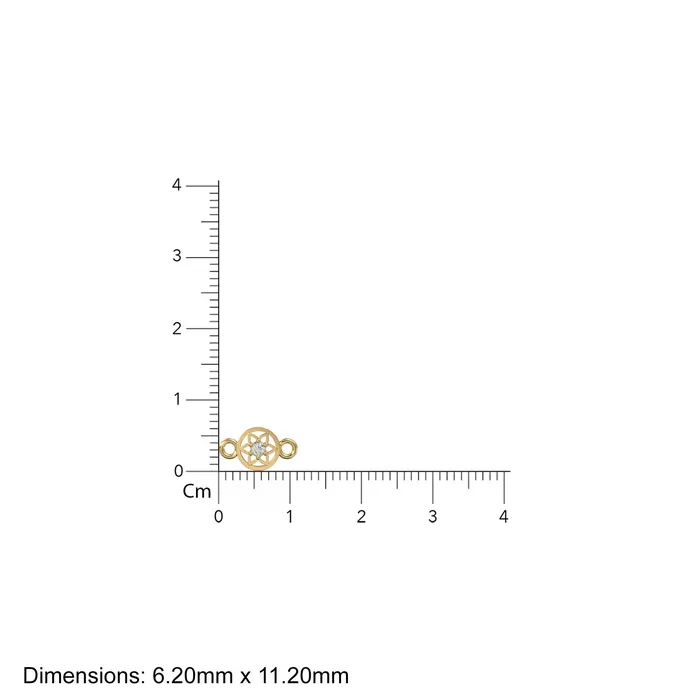 PreStyled Sets Jalvi Co 6x11mm Tiny Flower 18k Solid Yellow Gold Brilliant Diamond Connector Spacer Solid 14k Gold Handmade Floral Finding PreStyled Sets Jalvi Co 6x11mm Tiny Flower 18k Solid Yellow Gold Brilliant Diamond Connector Spacer Solid 14k Gold Handmade Floral Finding