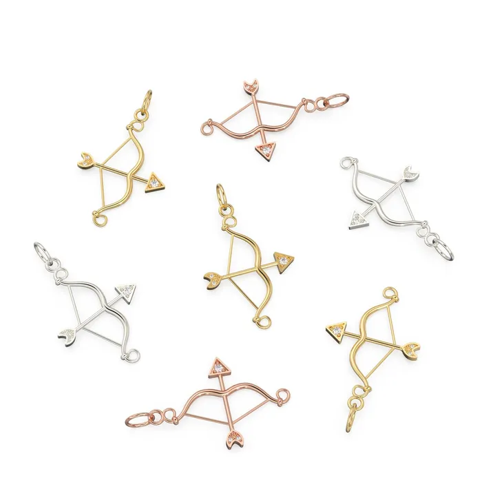 PreStyled Sets Jalvi Co Bow Arrow Gold Diamond Pendant Solid Gold Arrow Charm Handmade Archery Jewelry Gold Diamond Cute Jewelry PreStyled Sets Jalvi Co Bow Arrow Gold Diamond Pendant Solid Gold Arrow Charm Handmade Archery Jewelry Gold Diamond Cute Jewelry