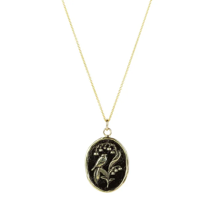 Pyrrha Necklaces 14k Return to Happiness Talisman Necklace Pyrrha Necklaces 14k Return to Happiness Talisman Necklace