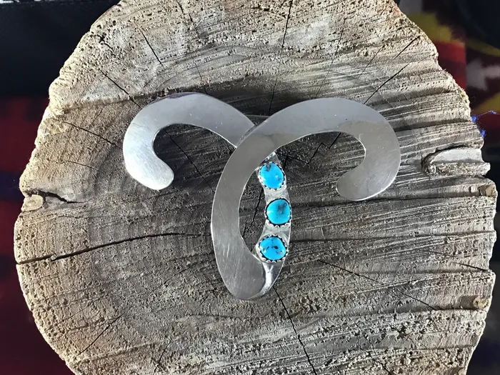 Rings Chris Crosbys Purple Coyote Sterling Silver BroochPin