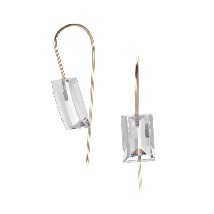 Rosanne Pugliese Faceted Quartz Mini Drop Earrings Earrings