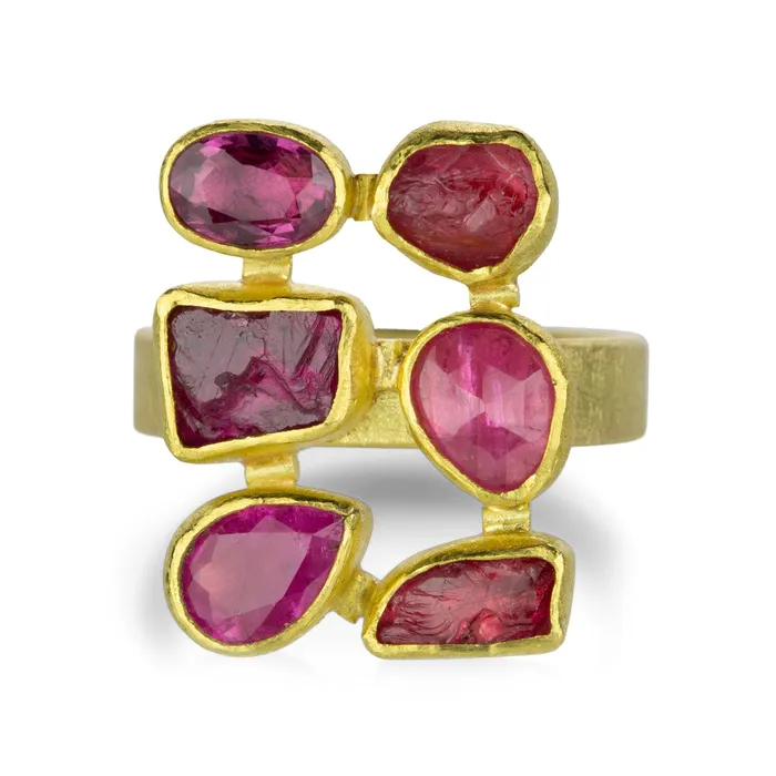 Ruby Mosaic Ring Petra Class Rings