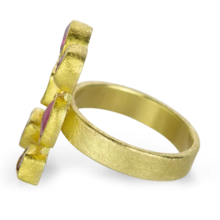 Ruby Mosaic Ring Petra Class Rings