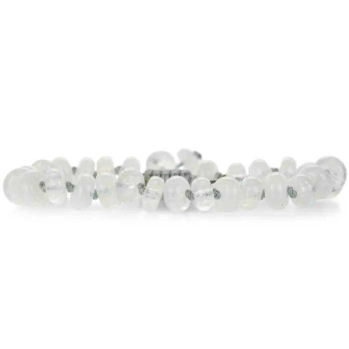 Smooth 8mm Rondelle Moonstone Bead Bracelet Joseph Brooks Bracelets