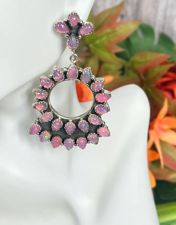 SophiaRene Boutique Earrings Sterling Silver Cleopatra Gem Stone Earrings