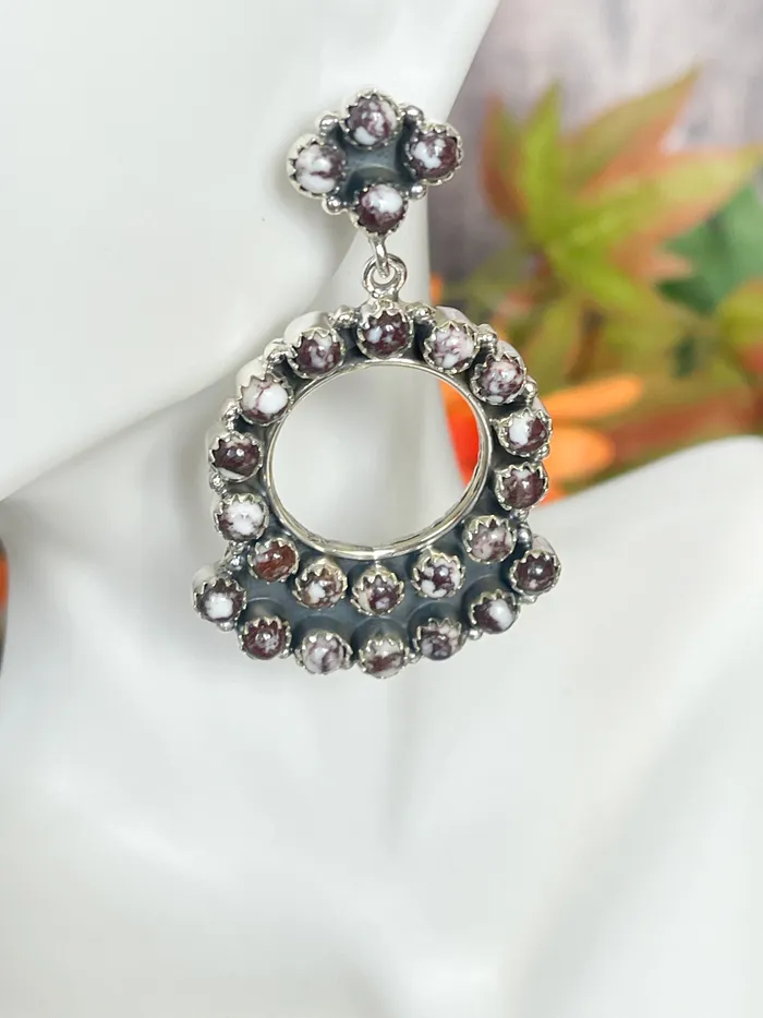 SophiaRene Boutique Earrings Sterling Silver Cleopatra Gem Stone Earrings SophiaRene Boutique Earrings Sterling Silver Cleopatra Gem Stone Earrings