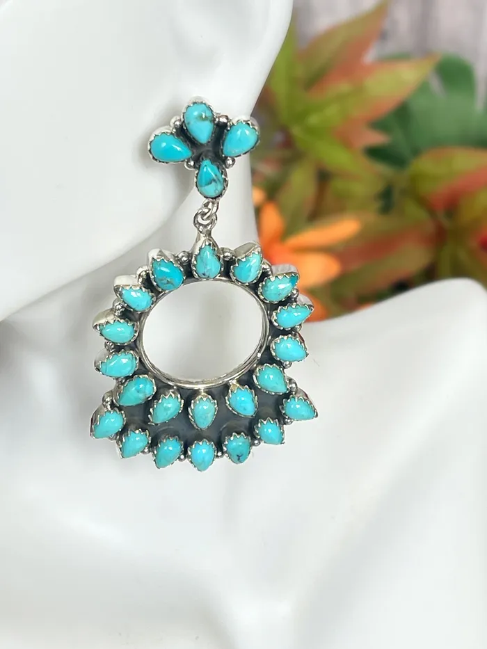SophiaRene Boutique Earrings Sterling Silver Cleopatra Gem Stone Earrings SophiaRene Boutique Earrings Sterling Silver Cleopatra Gem Stone Earrings