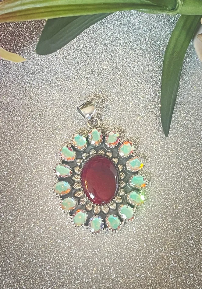 Sophiareneboutiquecom Sterling Silver Enchanted Red Labradorite Pendant Necklaces Sophiareneboutiquecom Sterling Silver Enchanted Red Labradorite Pendant Necklaces