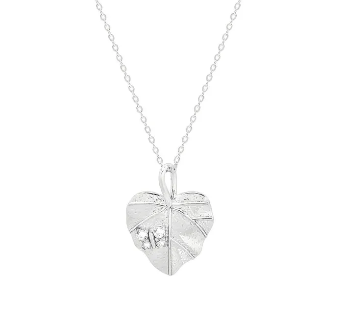 Sterling Silver Leaf Necklace Sophiareneboutique Necklaces