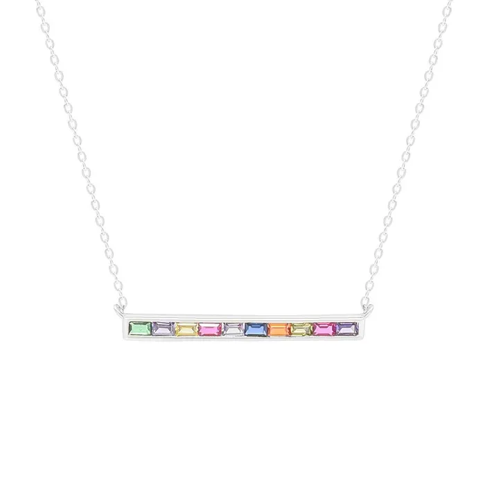 Sterling Silver Multi Stone Necklace Sophiareneboutique Necklaces