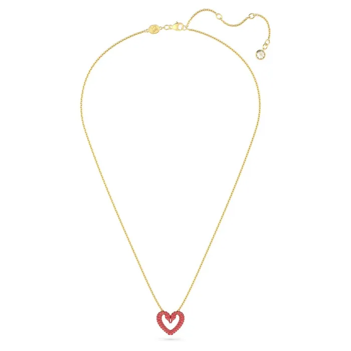 Swarovski Necklaces Swarovski Red Heart Una Pendant GoldTone Plated