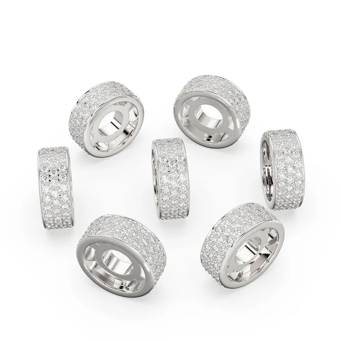 Three Lane Diamond Eternity Wheel 14k Solid Gold Rondelle Spacer Finding Bead Diamond Spacer Diamond Finding Solid Gold Bead 10mm Jalvi Co PreStyled Sets Three Lane Diamond Eternity Wheel 14k Solid Gold Rondelle Spacer Finding Bead Diamond Spacer Diamond Finding Solid Gold Bead 10mm Jalvi Co PreStyled Sets